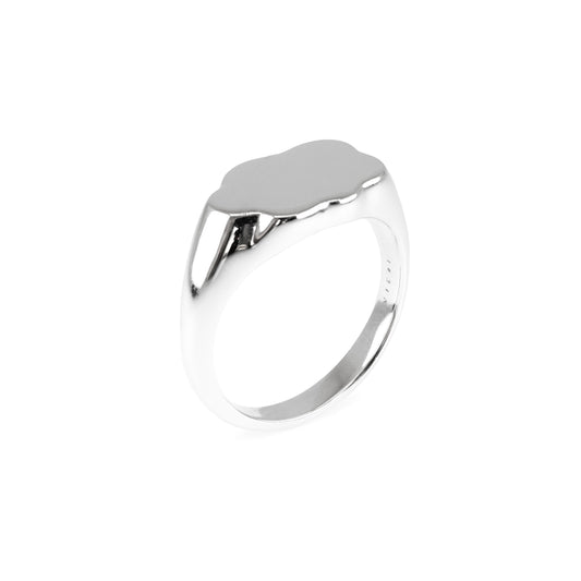 Modern Icons Collection Siegelring Cloud Silber