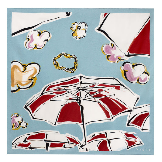 Seidentuch 85 Cloudy Sky