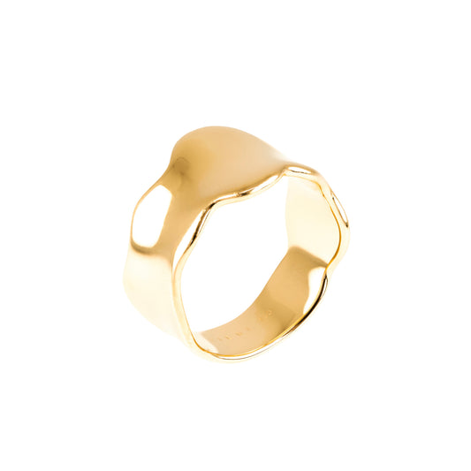 Modern Icons Collection Cloud Wave Ring