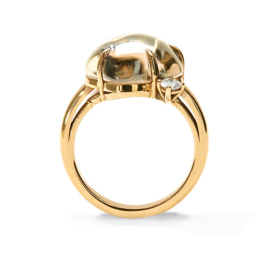 Golden Edition Cloud Ring Diamond