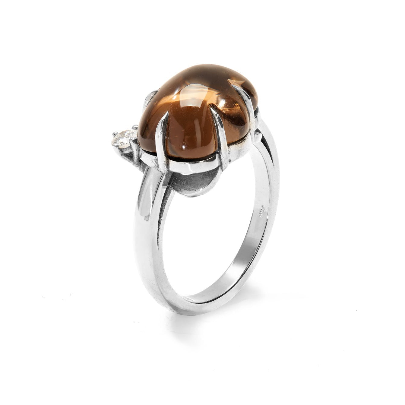 Cloud Ring Diamond Smoke