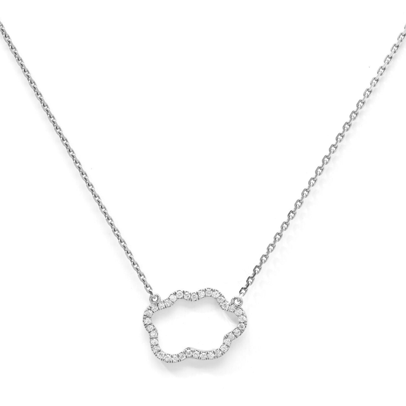 Golden Cloud Halskette Pavé