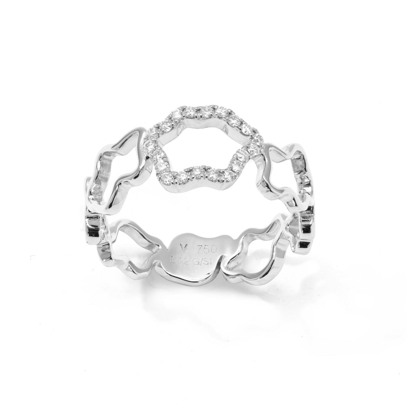 Golden Clouds Band Ring
