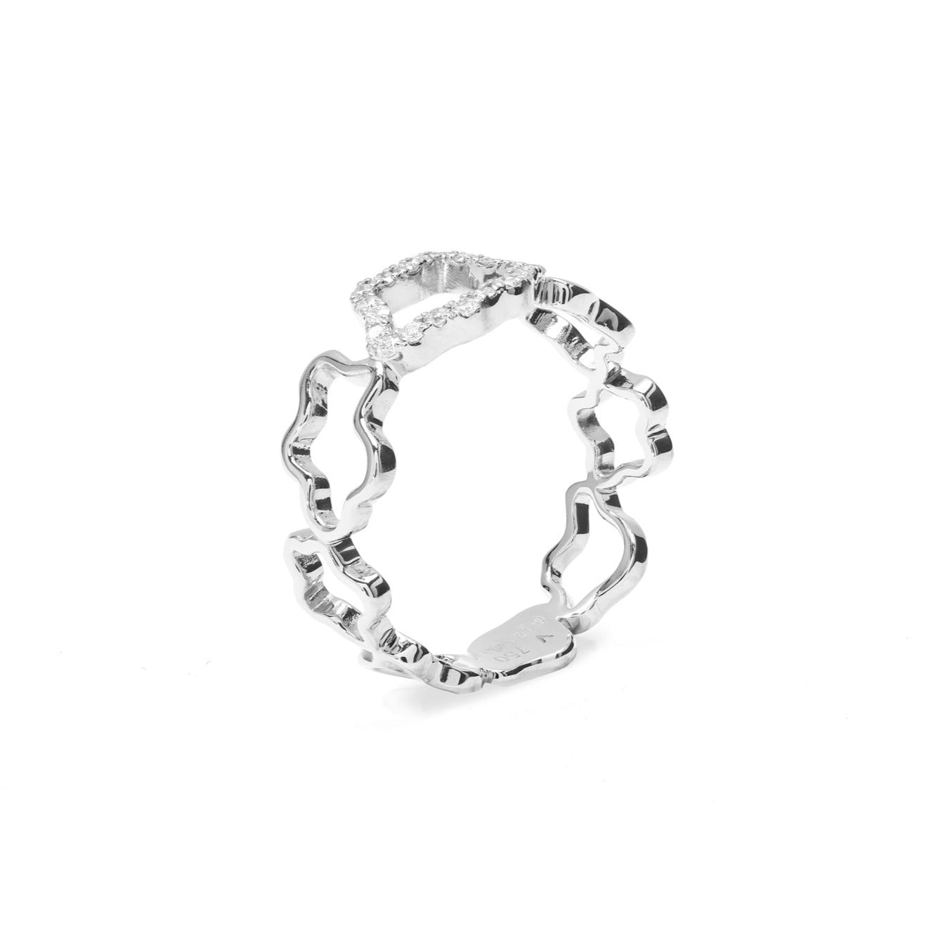 Golden Clouds Band Ring