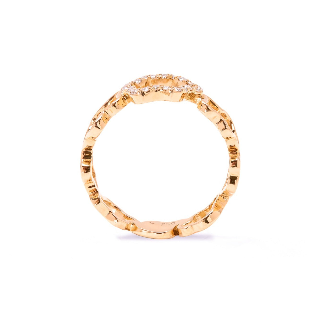 Golden Clouds Band Ring