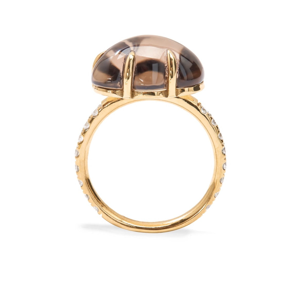 Cloud Ring Pavé Smoke