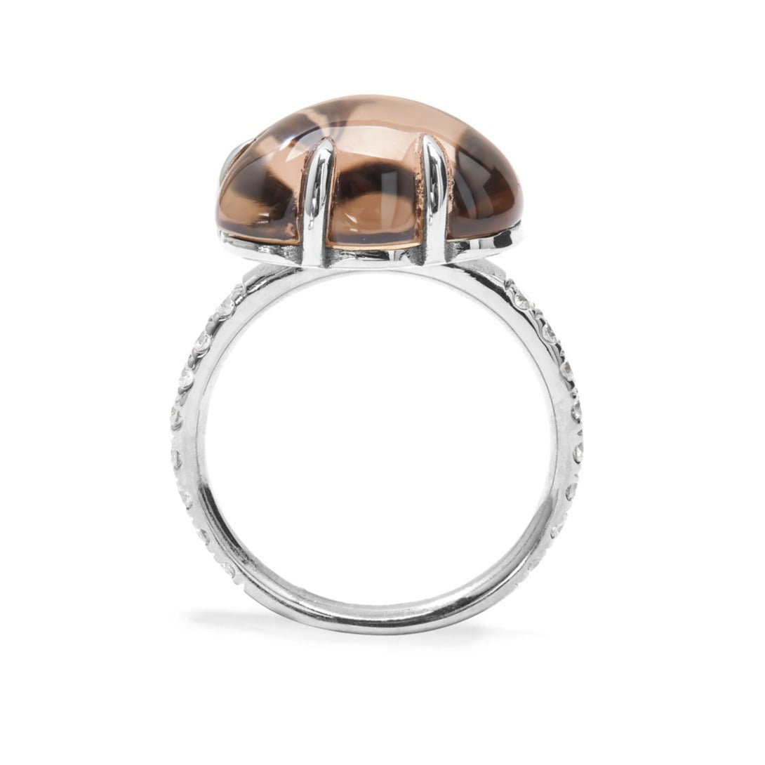 Cloud Ring Pavé Smoke