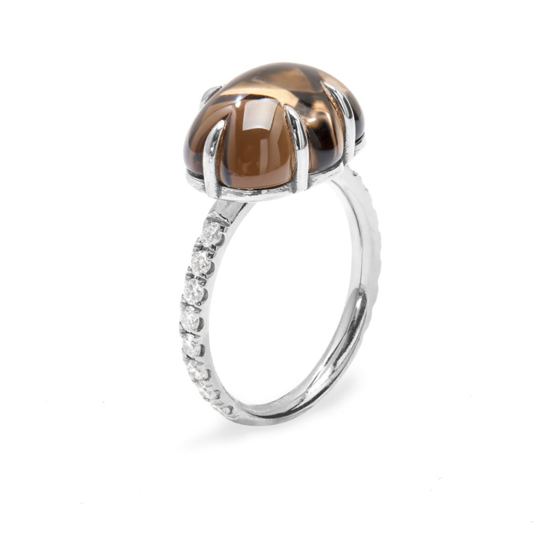 Cloud Ring Pavé Smoke