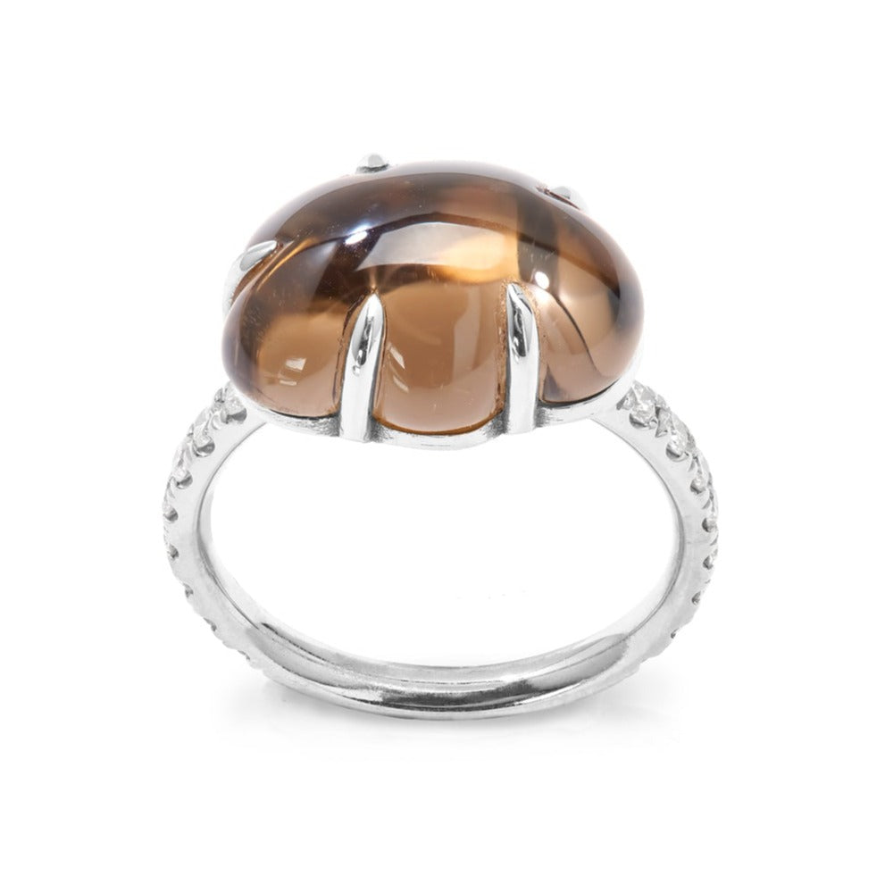Cloud Ring Pavé Smoke