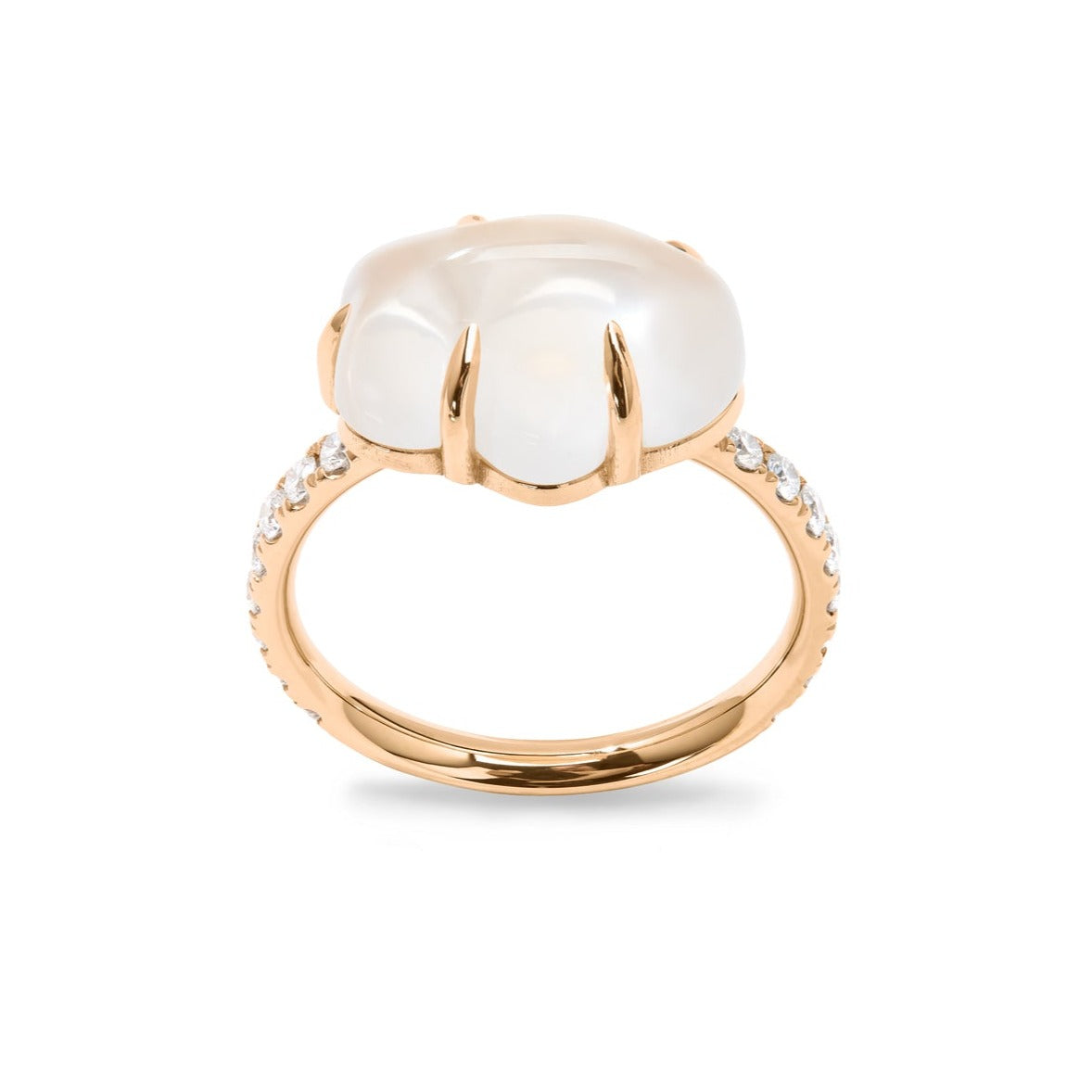 Cloud Ring Pavé Milk