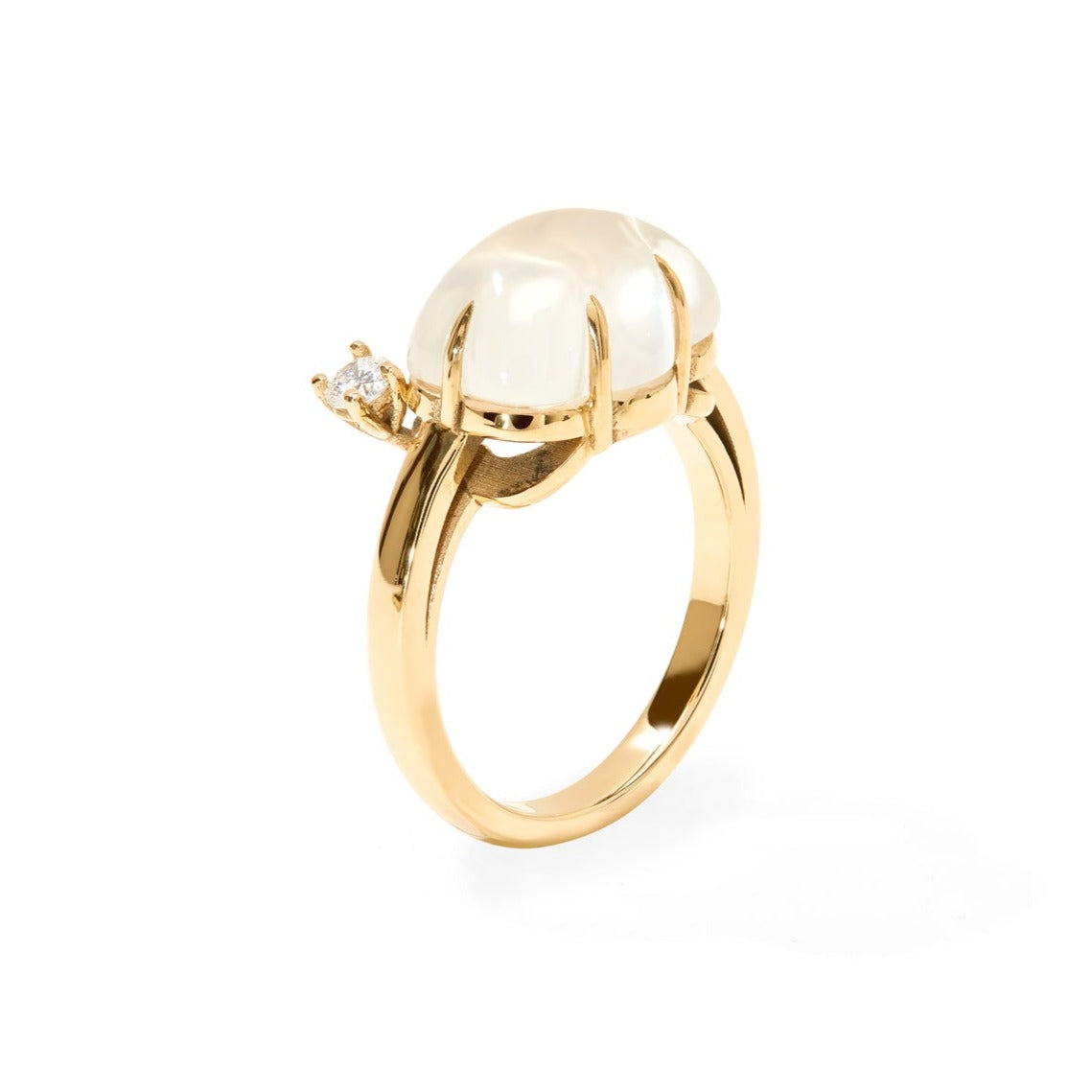 Cloud Ring Diamond Milk