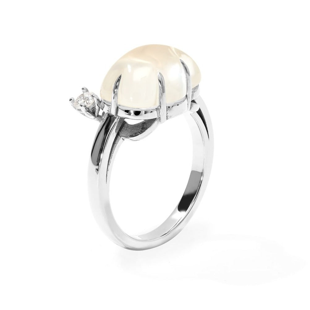 Cloud Ring Diamond Milk