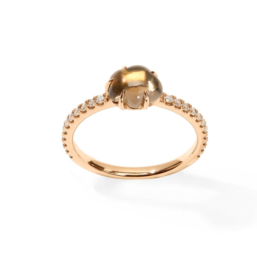 Mid Cloud Ring Pavé Smoke
