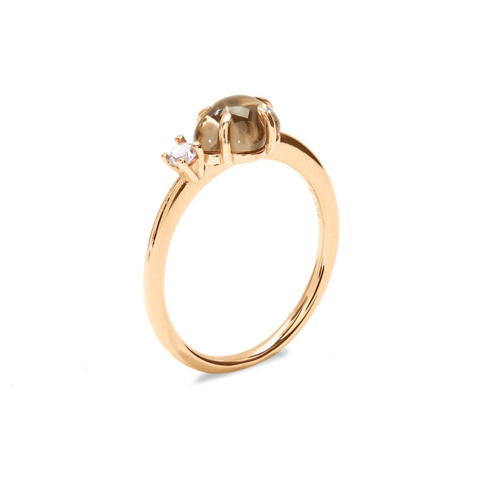 Mid Cloud Ring Diamond Smoke