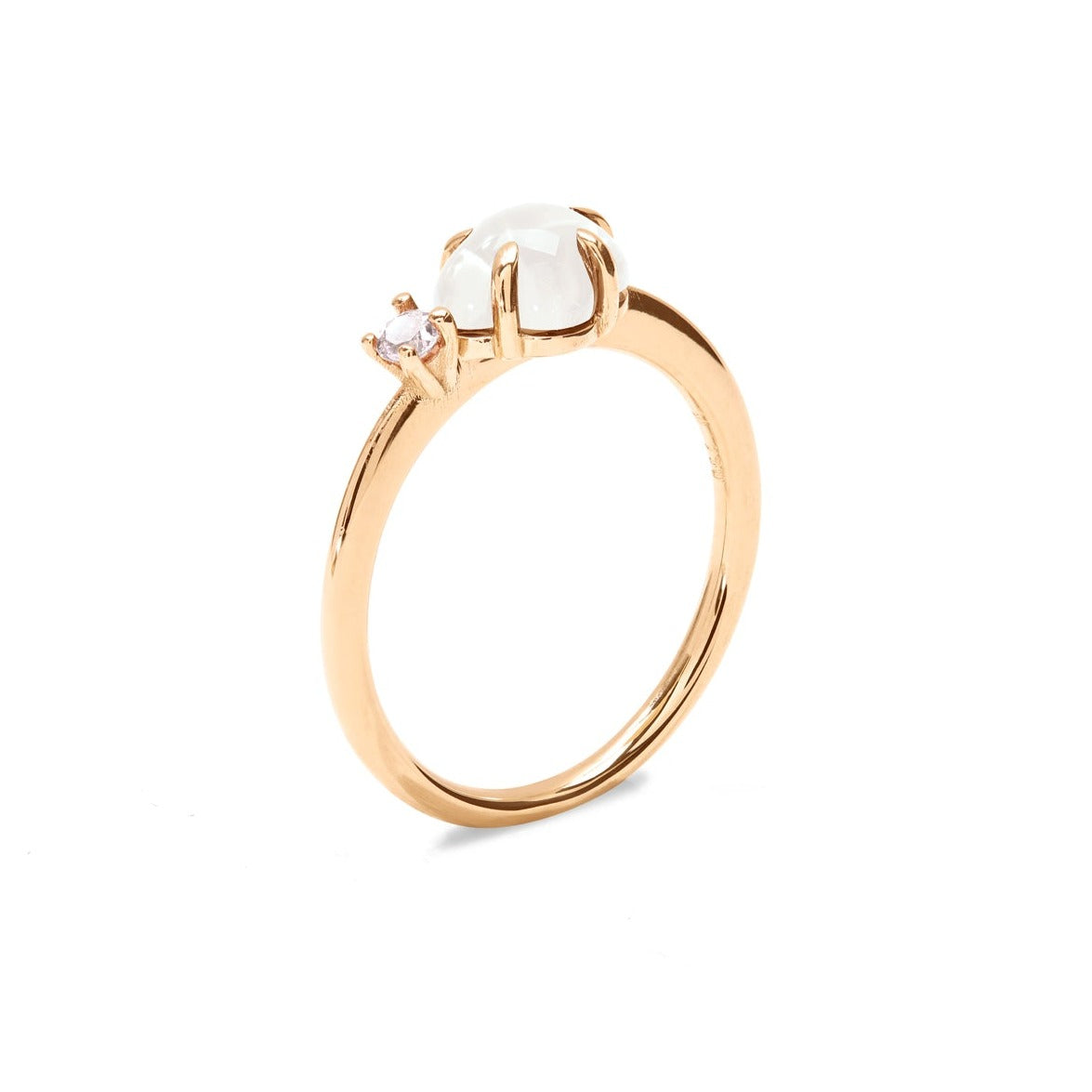 Mid Cloud Ring Diamond Milk