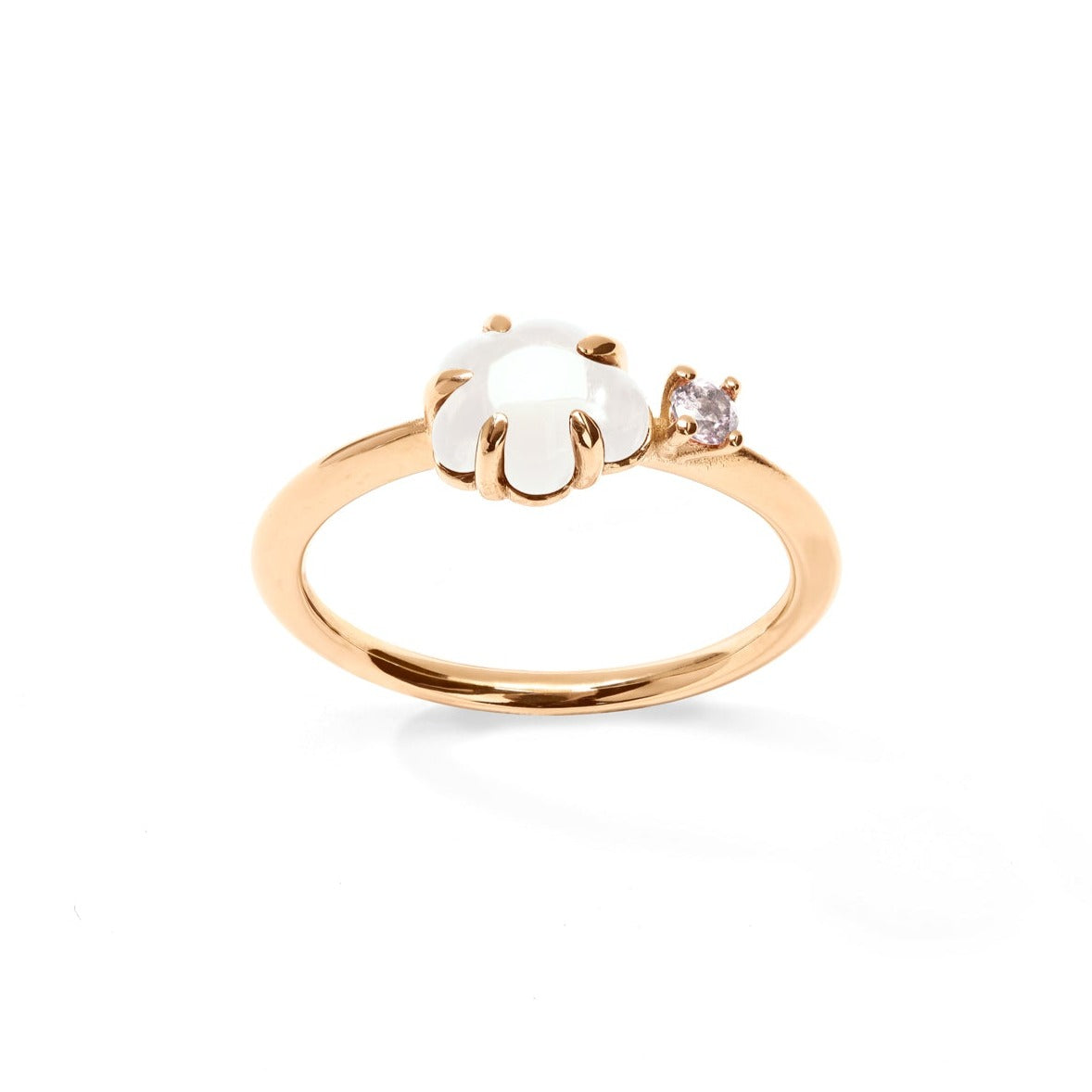 Mid Cloud Ring Diamond Milk