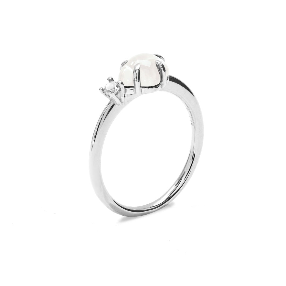 Mid Cloud Ring Diamond Milk