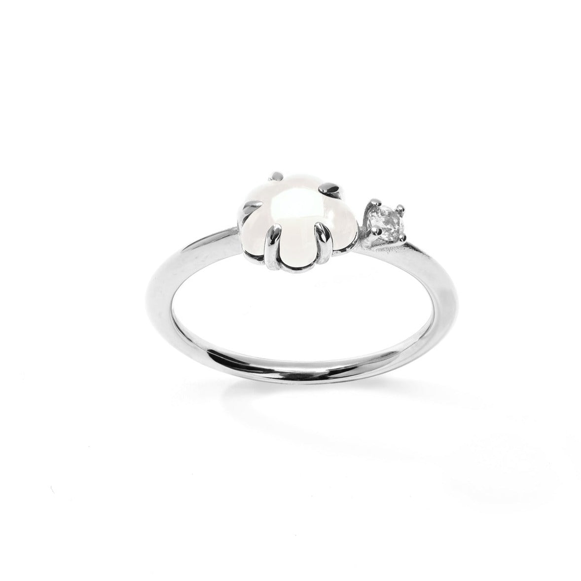 Mid Cloud Ring Diamond Milk