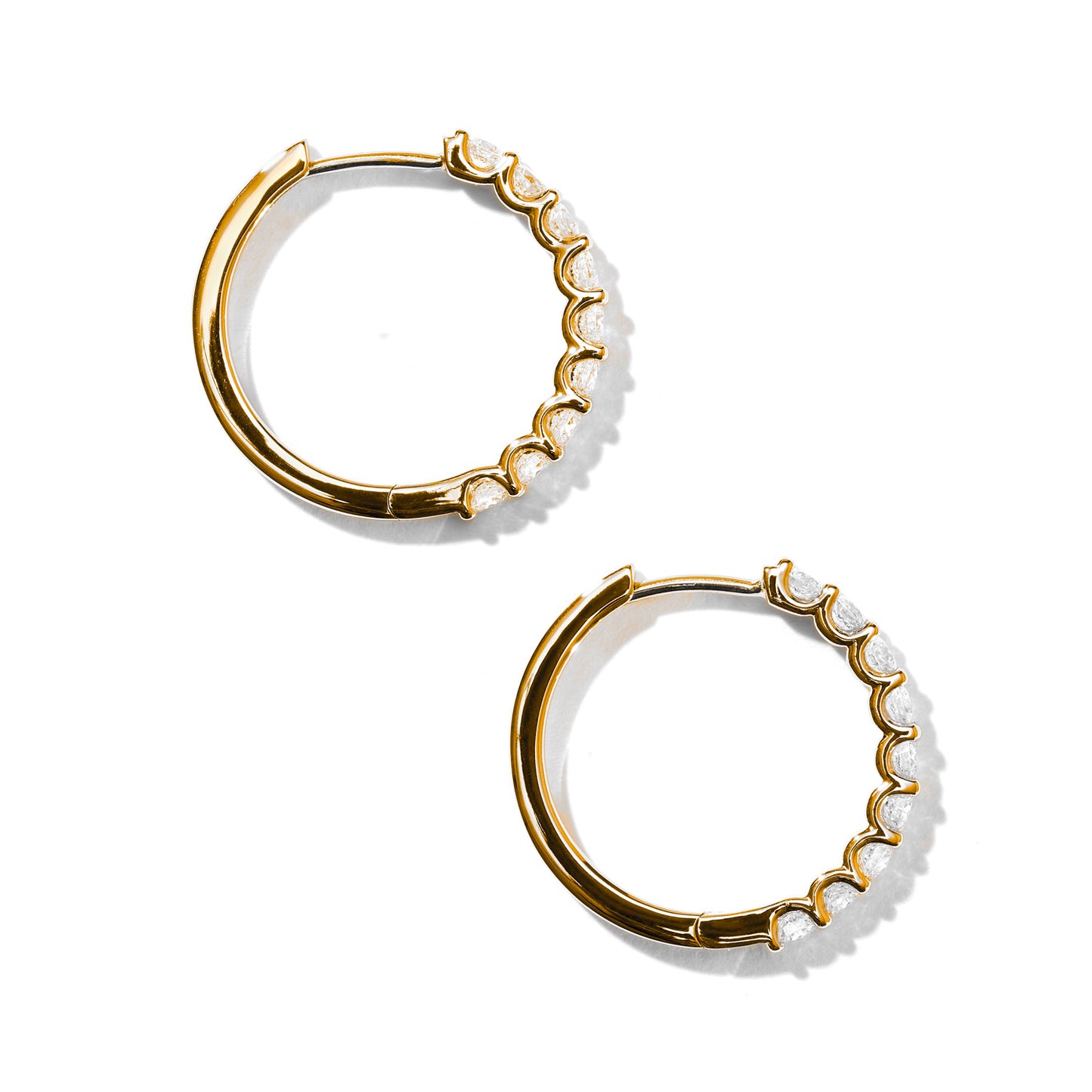 Bellezza Diamond Hoops