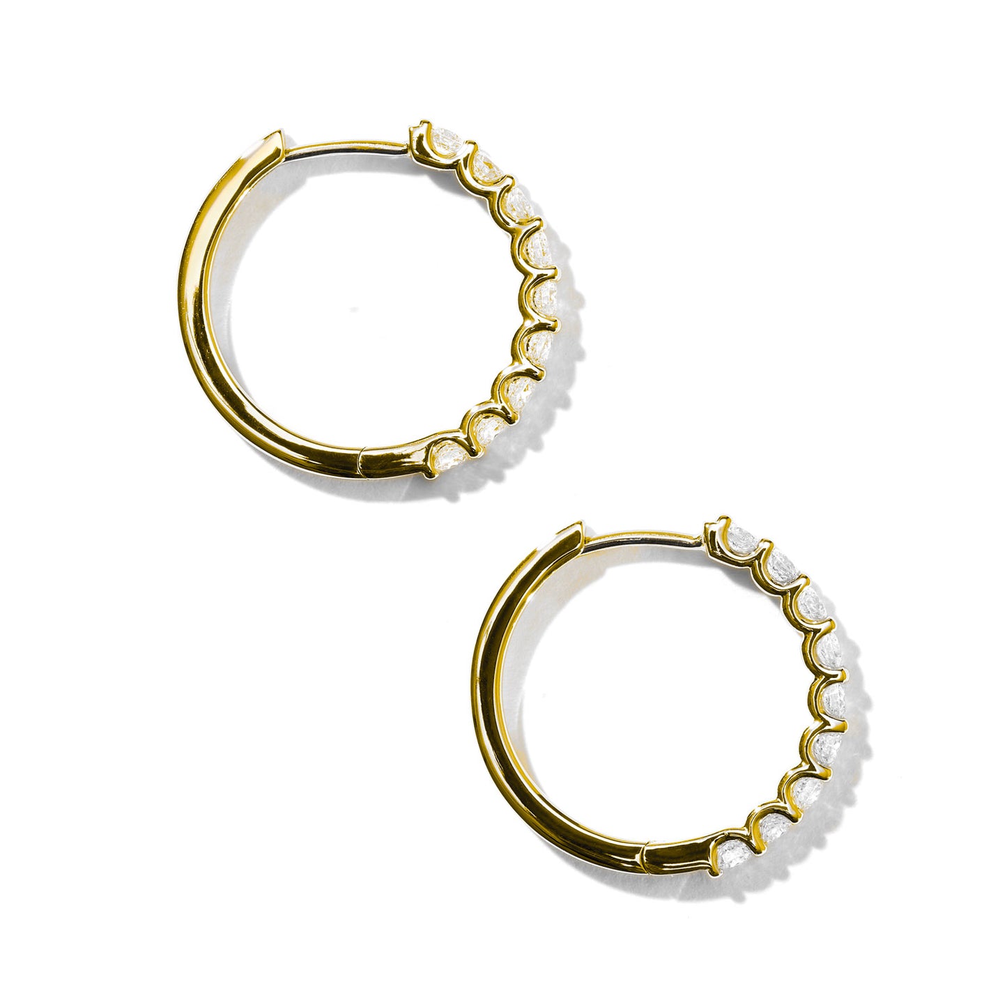 Bellezza Diamond Hoops