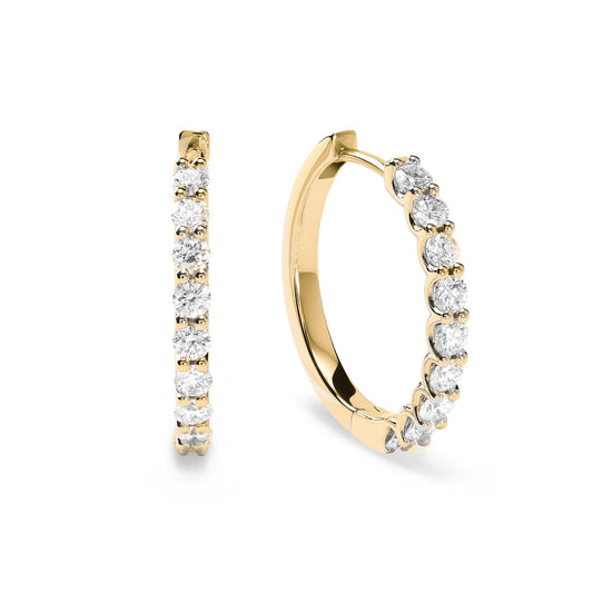 Bellezza Diamond Hoops