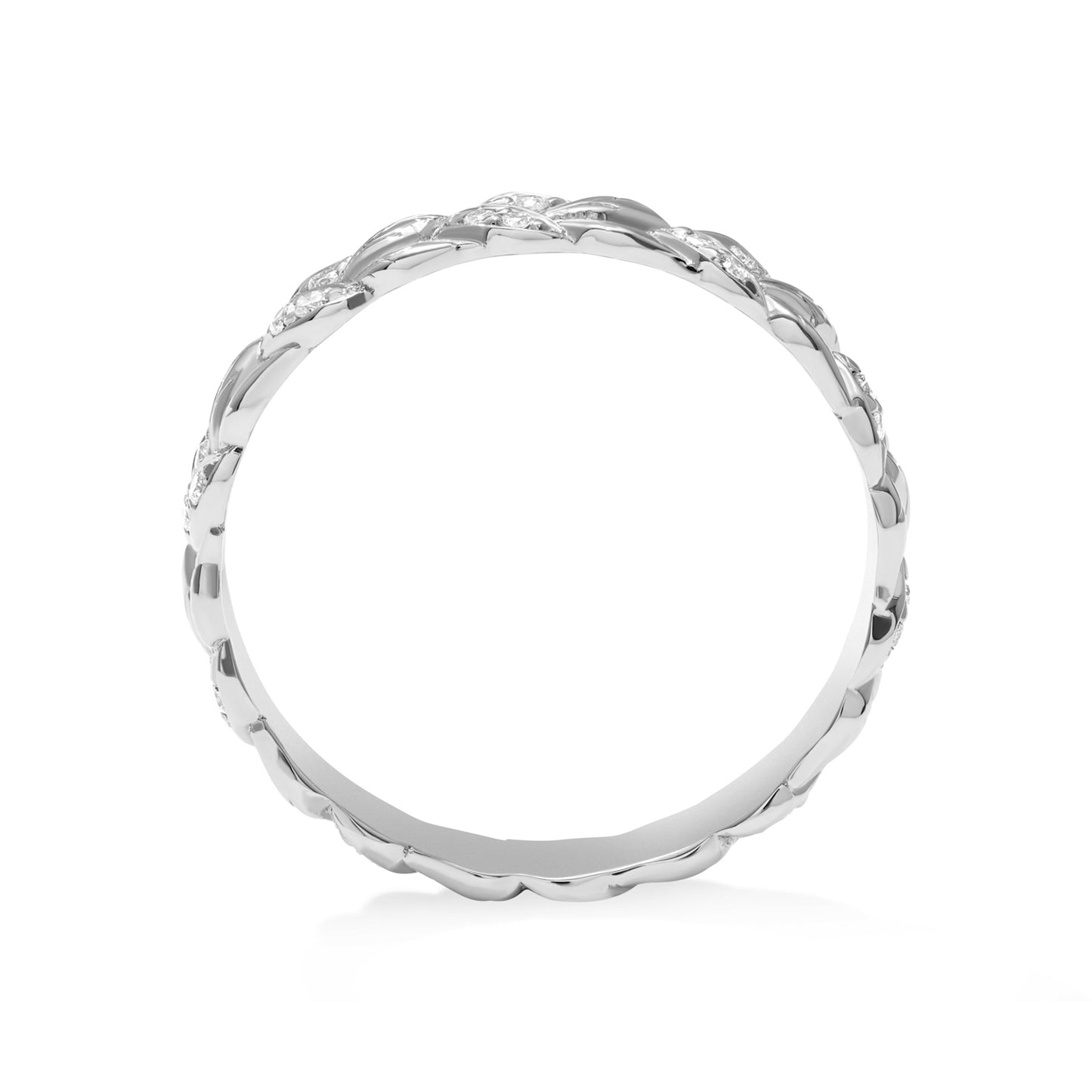 Lily Collection Band Ring Diamond