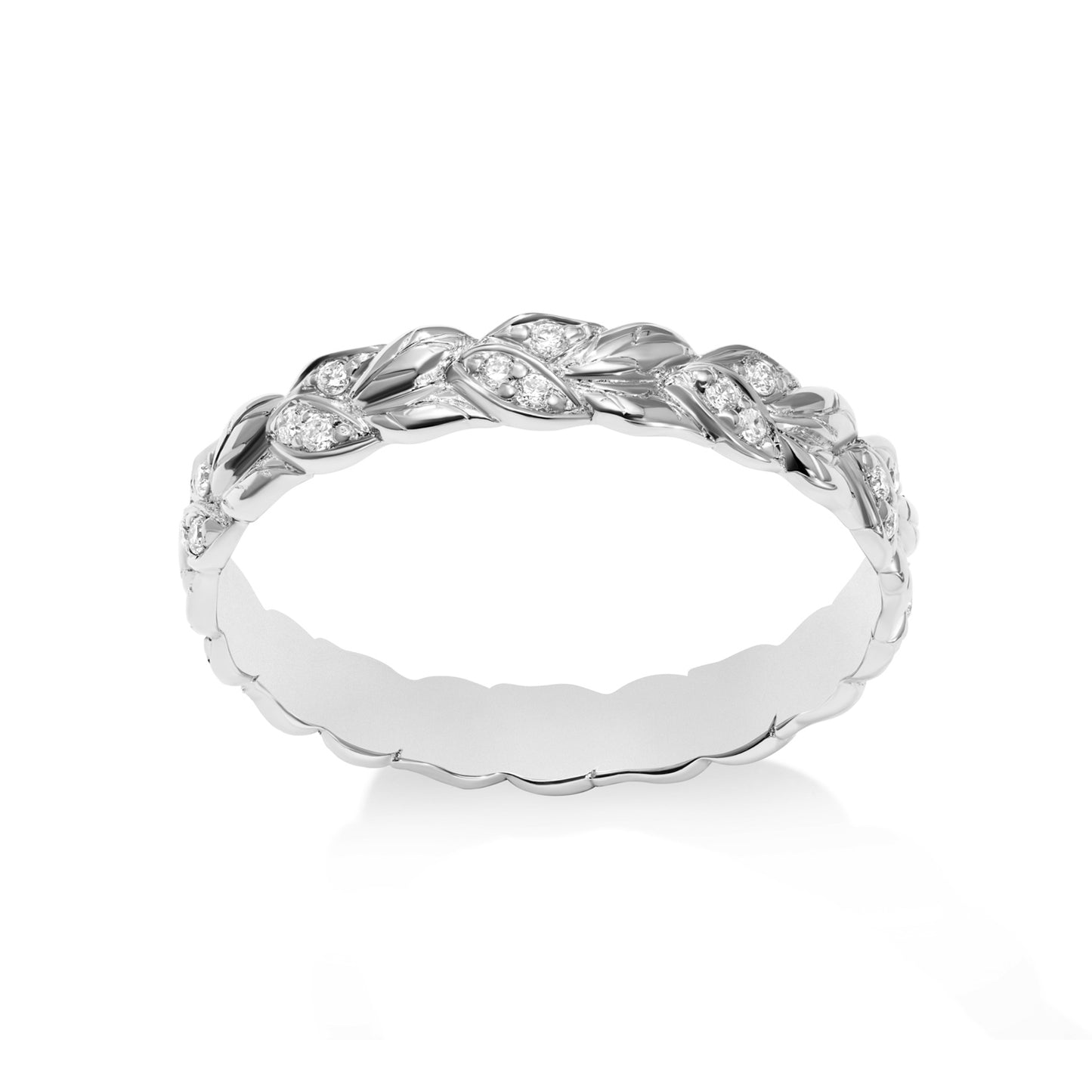 Lily Collection Band Ring Diamond