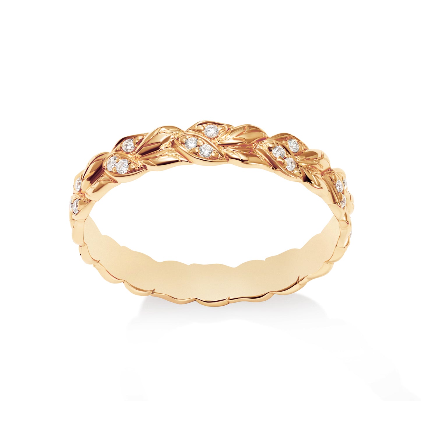 Lily Collection Band Ring Diamond