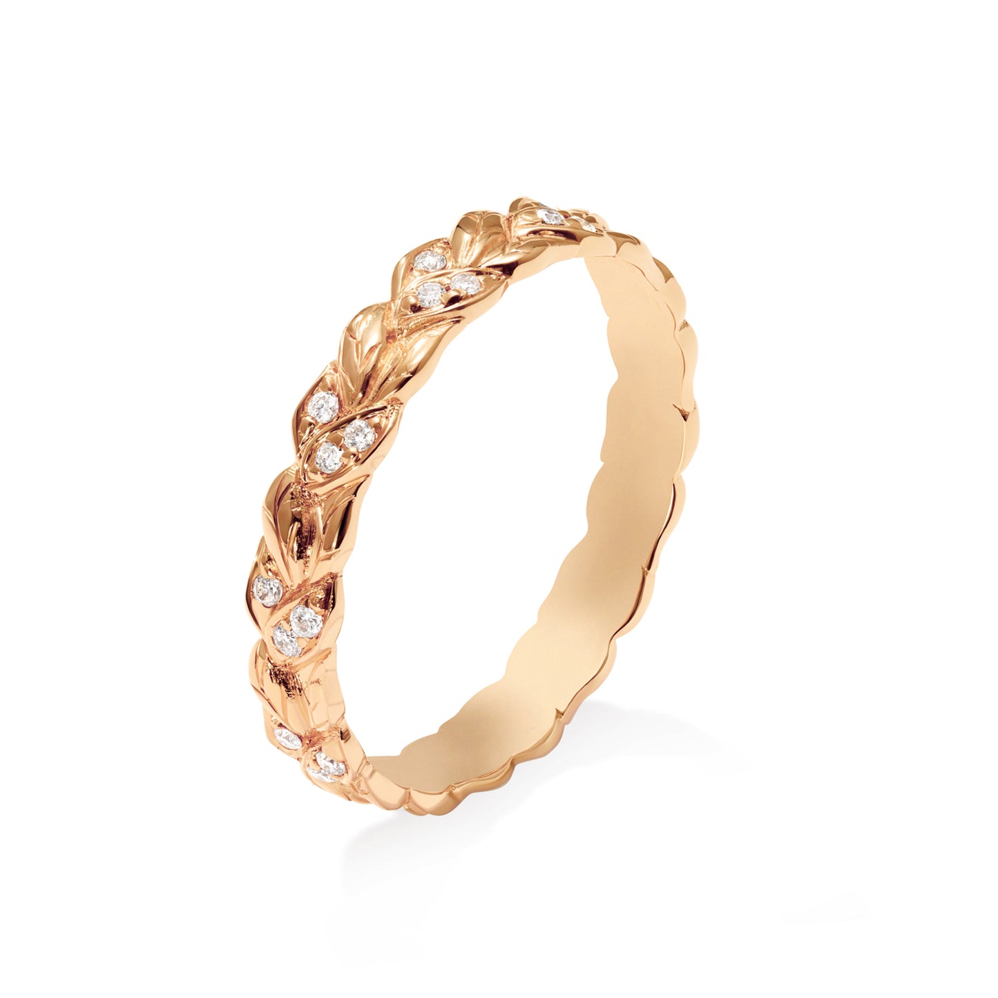 Lily Collection Band Ring Diamond