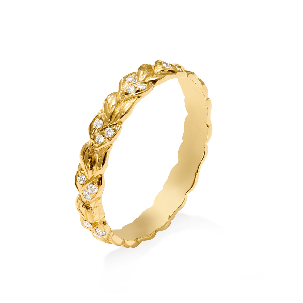 Lily Collection Band Ring Diamond