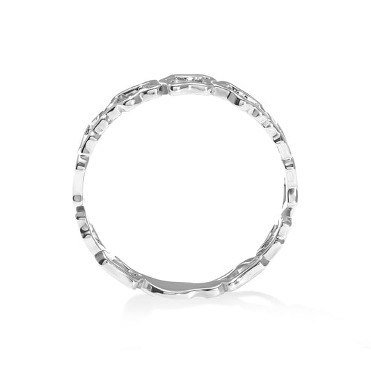 Golden Clouds Band Ring Mini