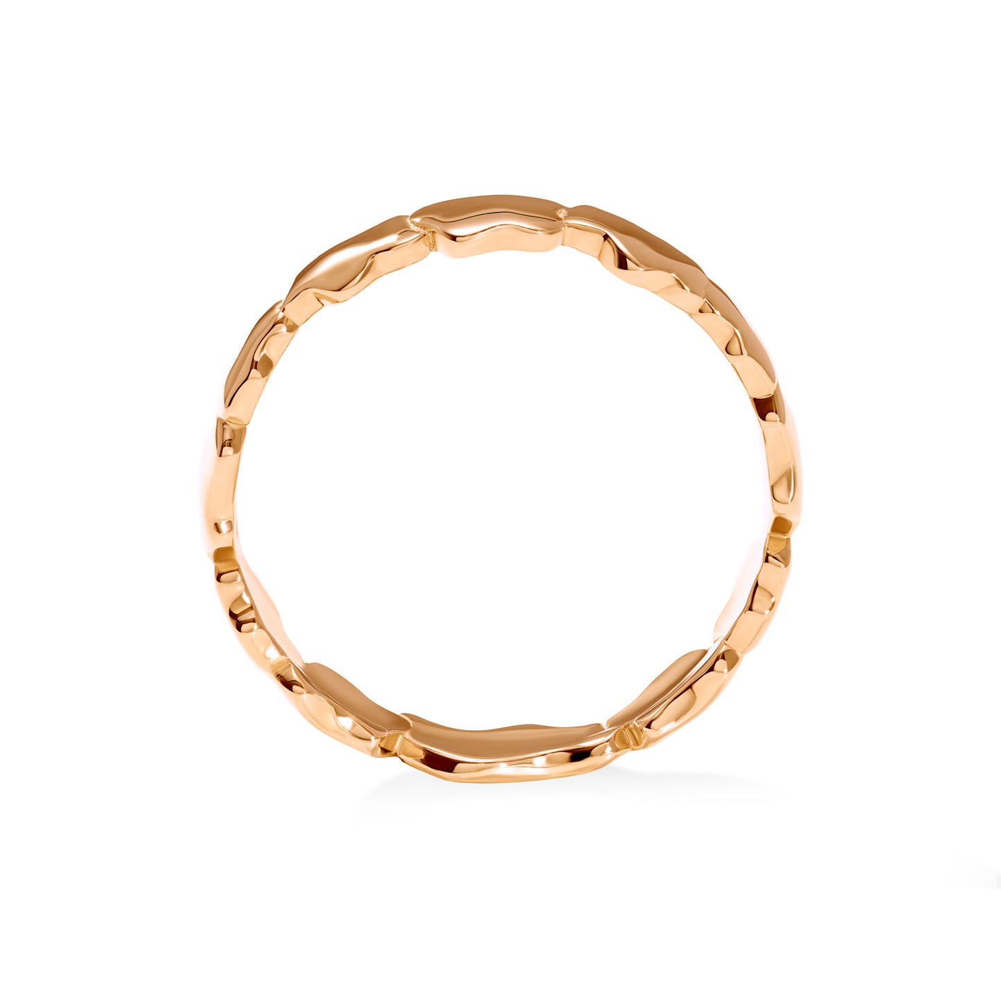 Golden Clouds Band Ring Mini Bold