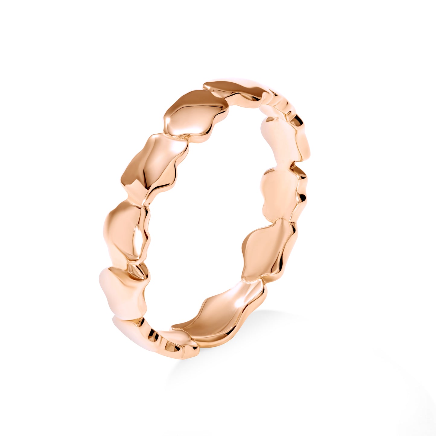 Golden Clouds Band Ring Mini Bold