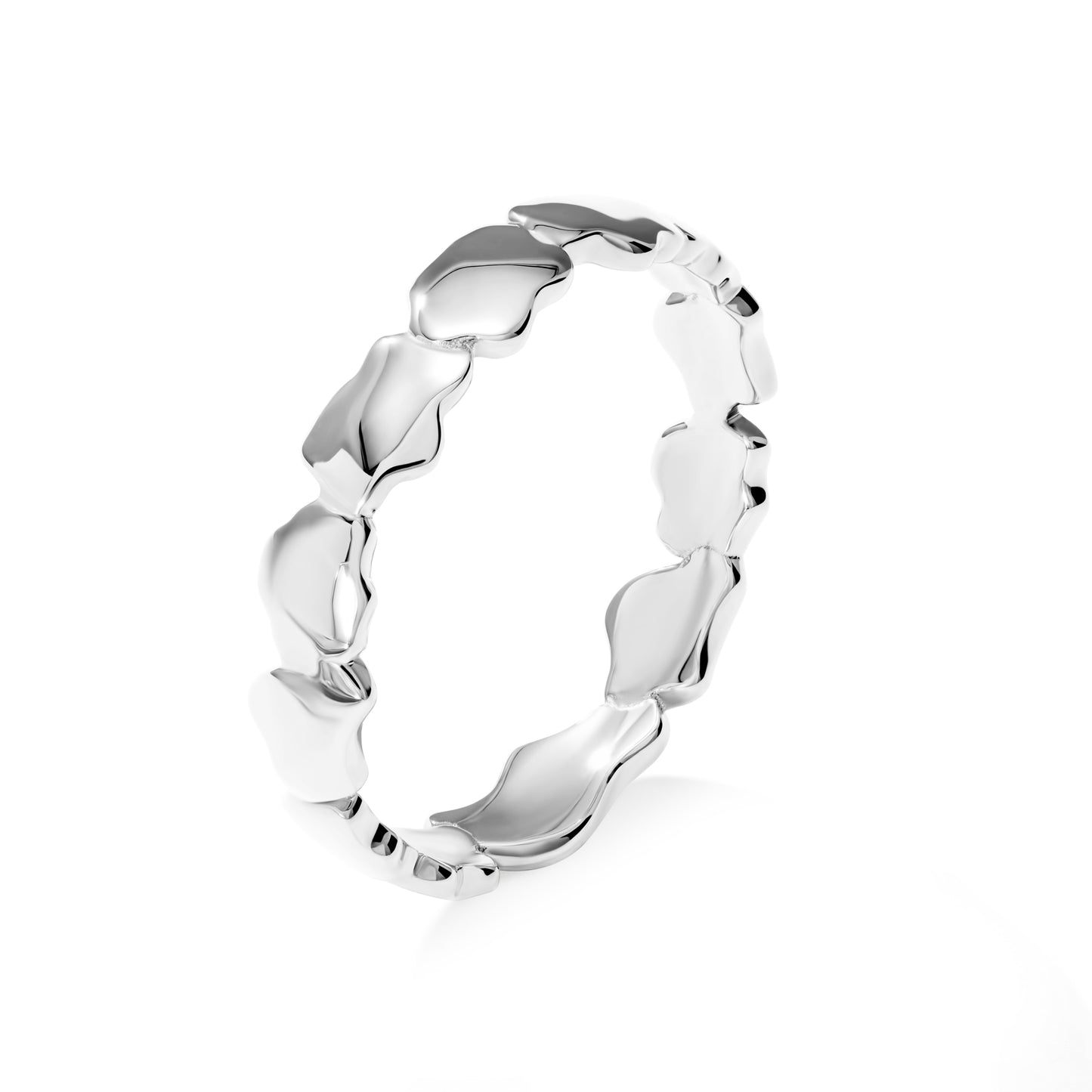 Golden Clouds Band Ring Mini Bold