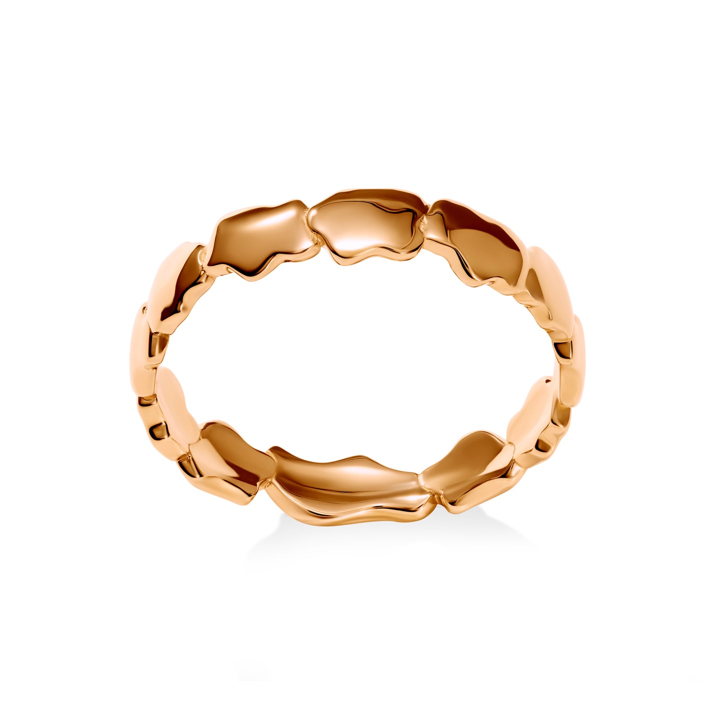 Golden Clouds Band Ring Mini Bold