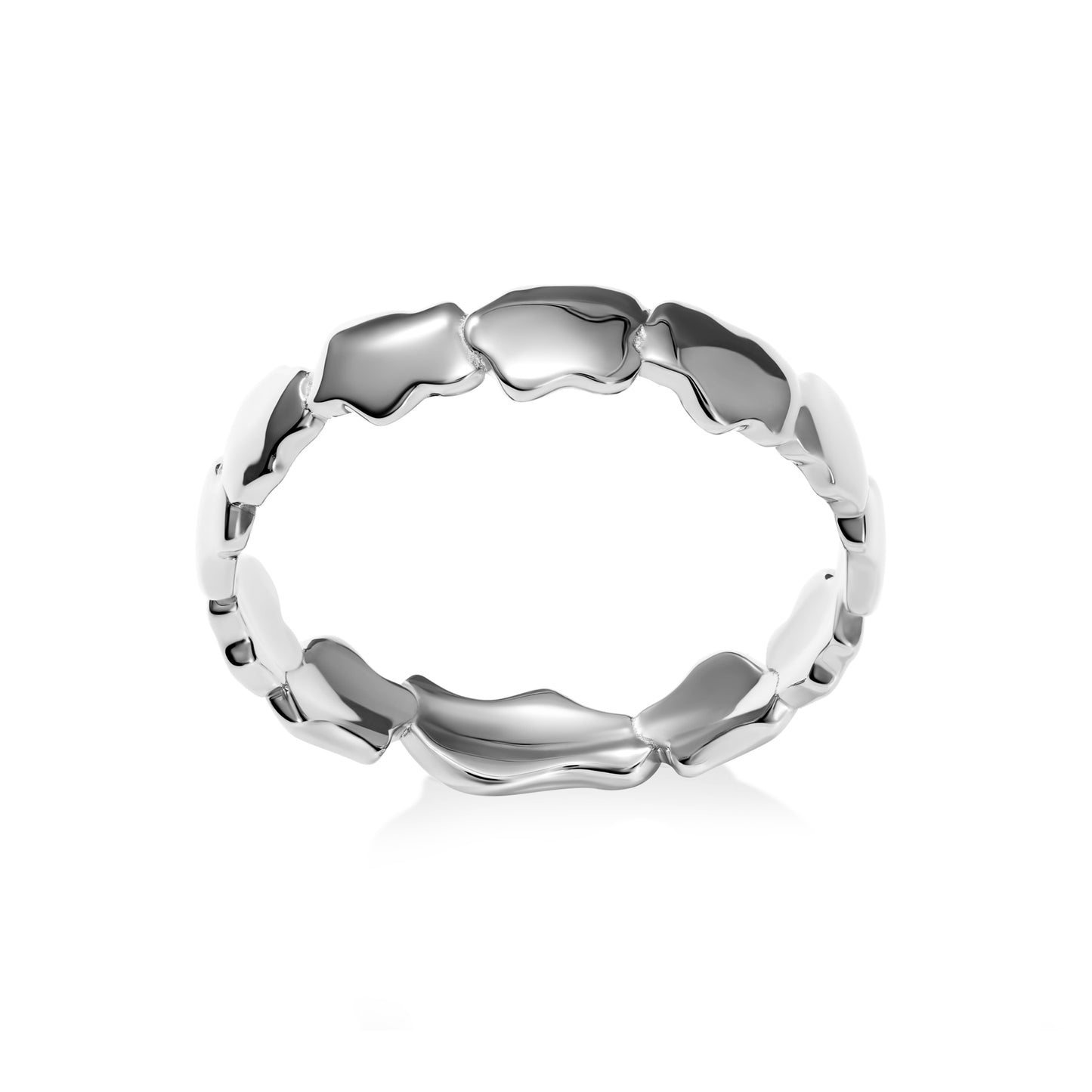 Golden Clouds Band Ring Mini Bold
