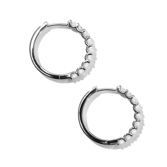Bellezza Diamond Hoops