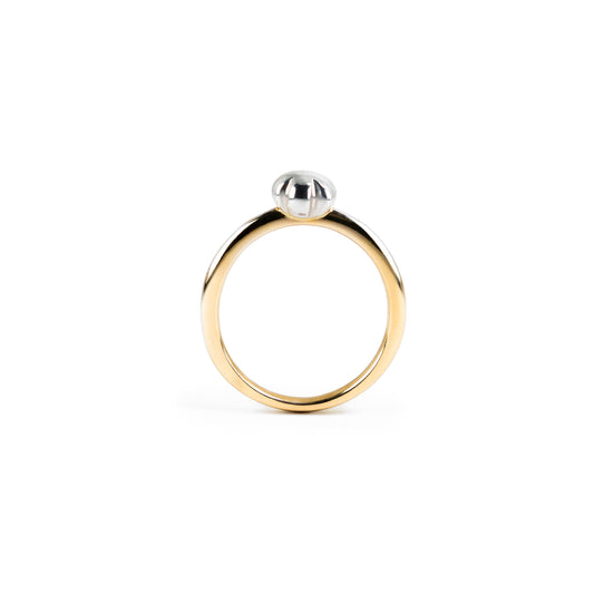 VIERI x Cloudy Two Tone Ring Gold