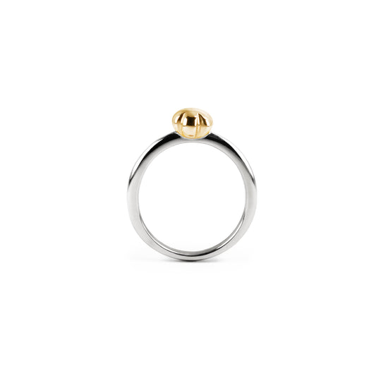 VIERI x Cloudy Two Tone Ring Silver