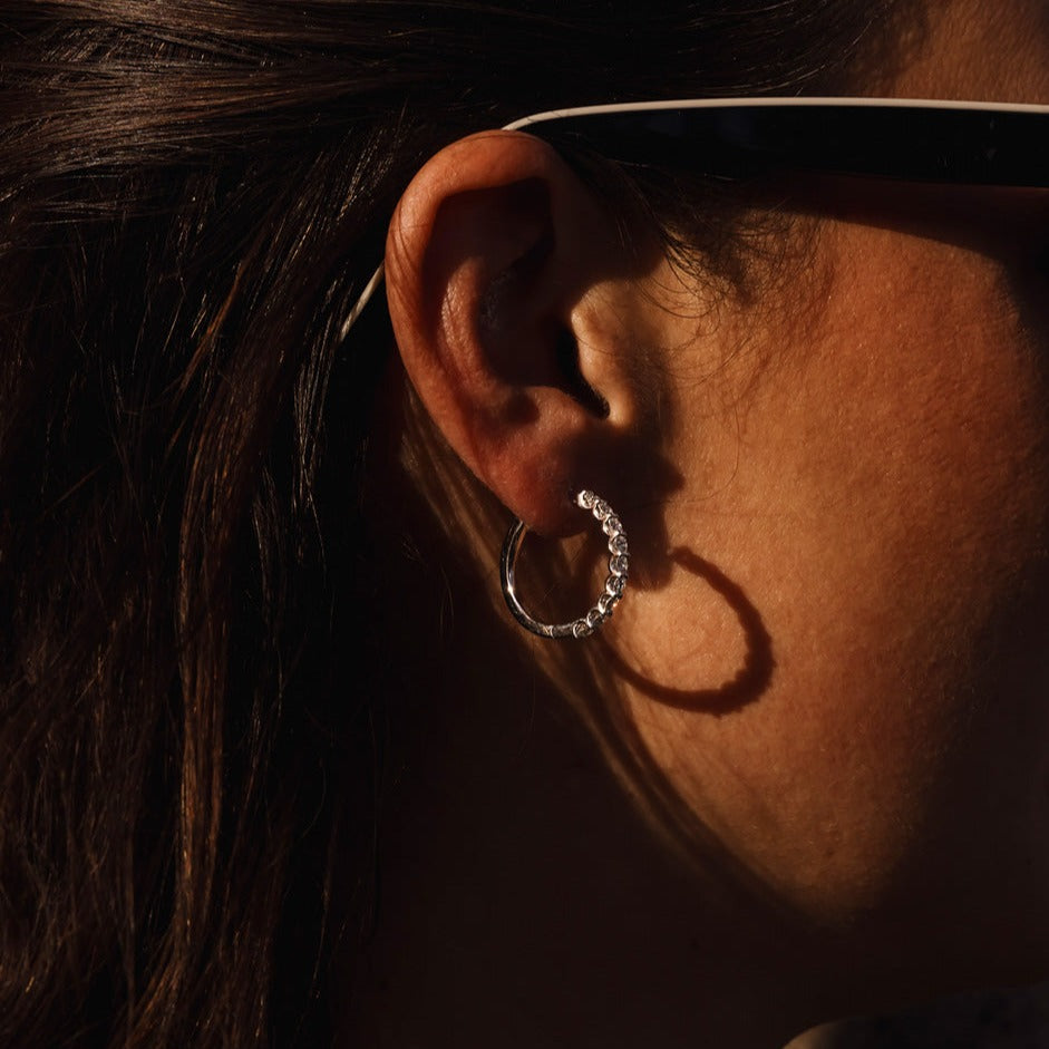 Bellezza Diamond Hoops