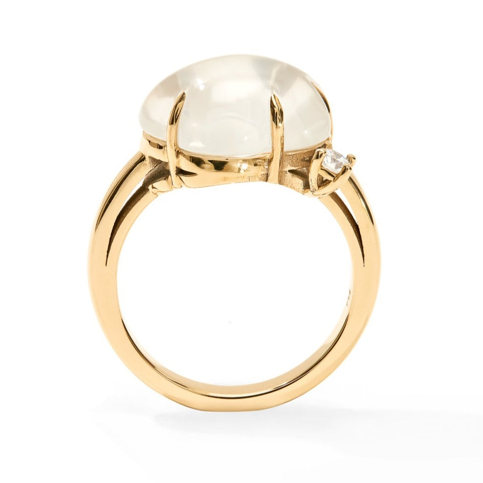Cloud Ring Diamond Milk