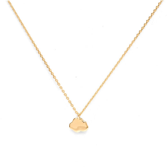 Golden Cloud Mini Halskette
