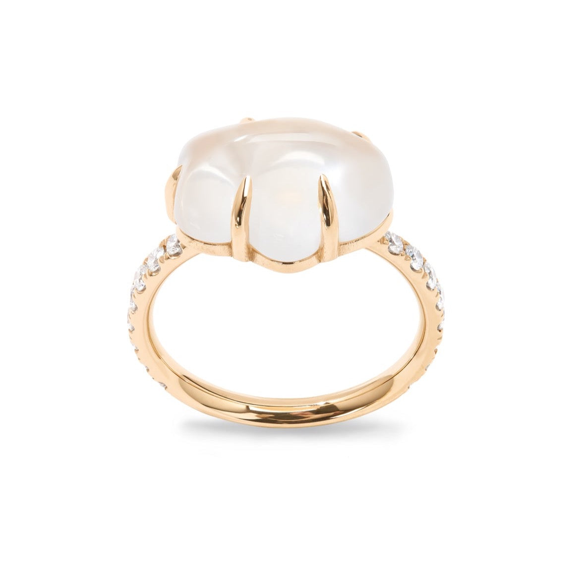 Cloud Ring Pavé Milk