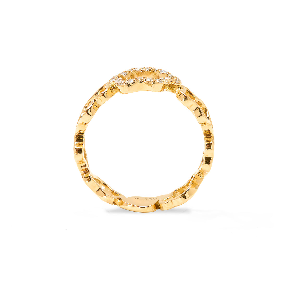 Golden Clouds Band Ring