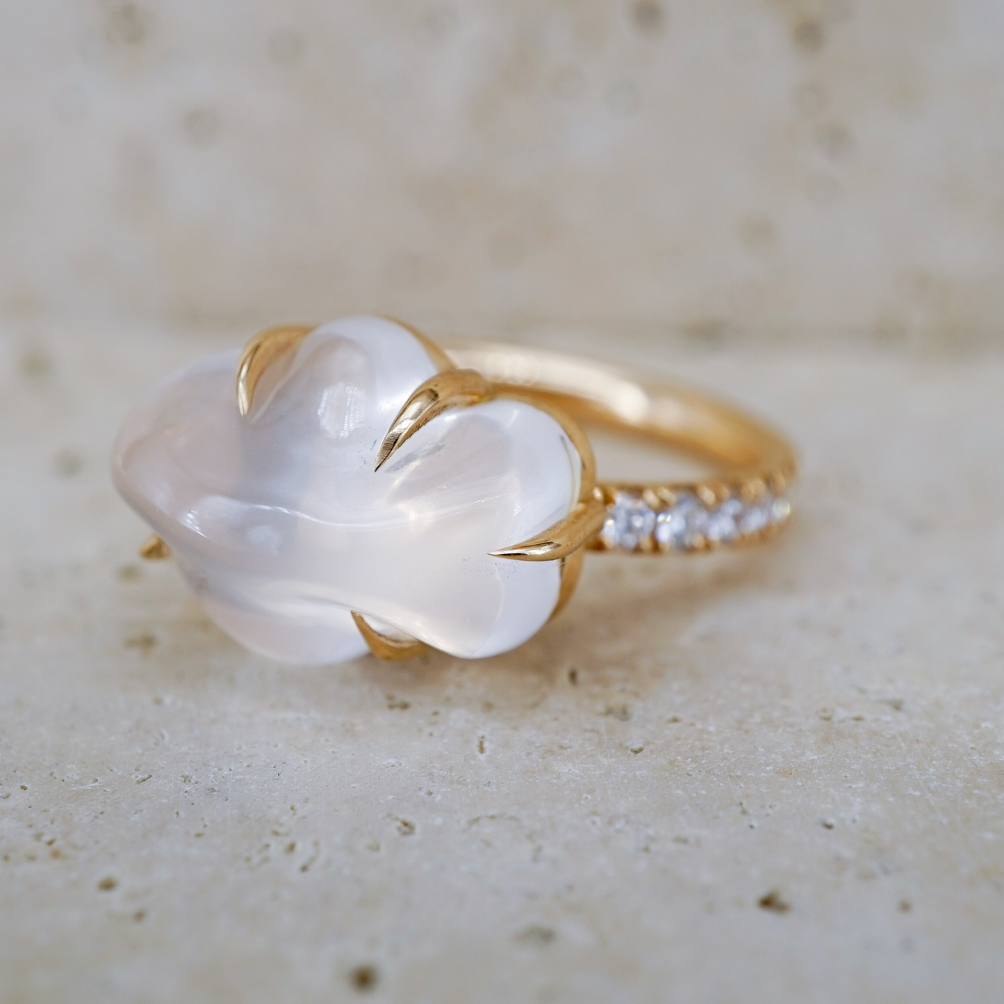 Cloud Ring Pavé