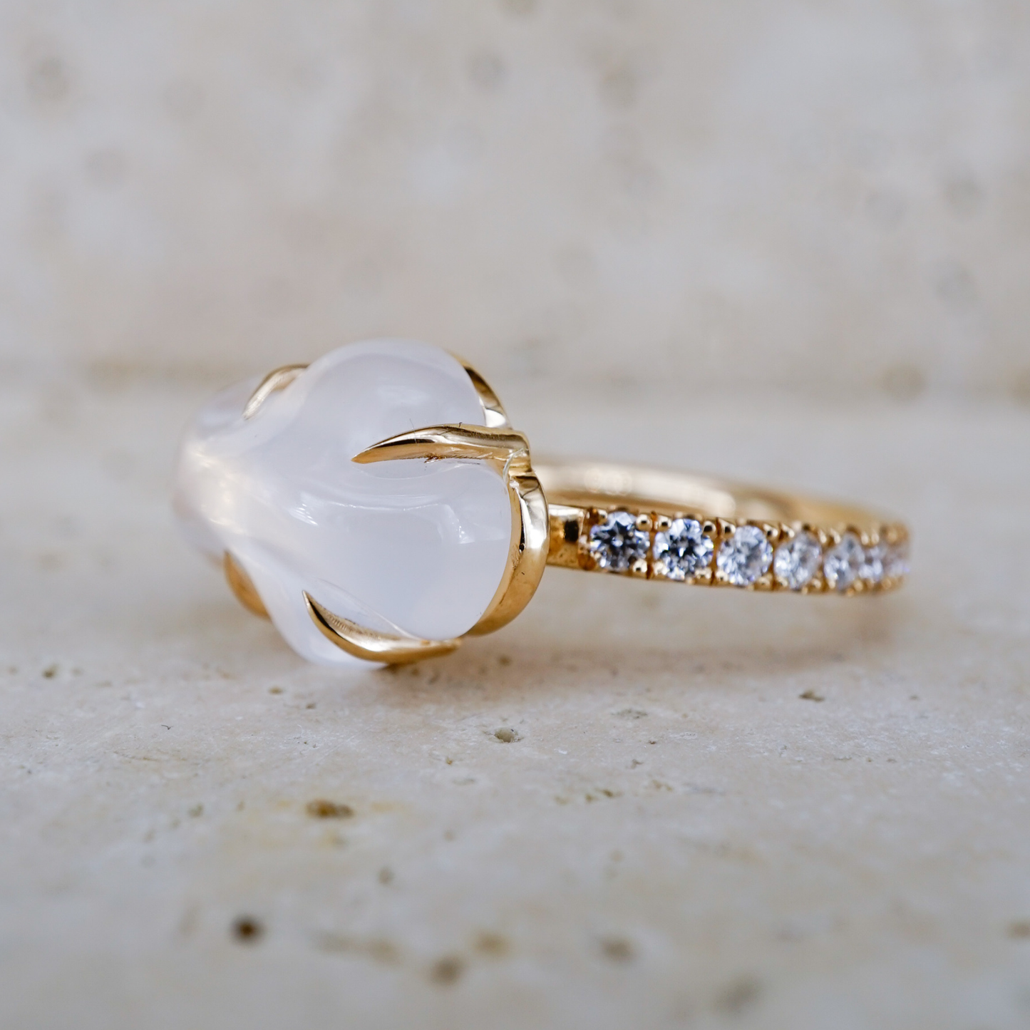 Cloud Ring Pavé