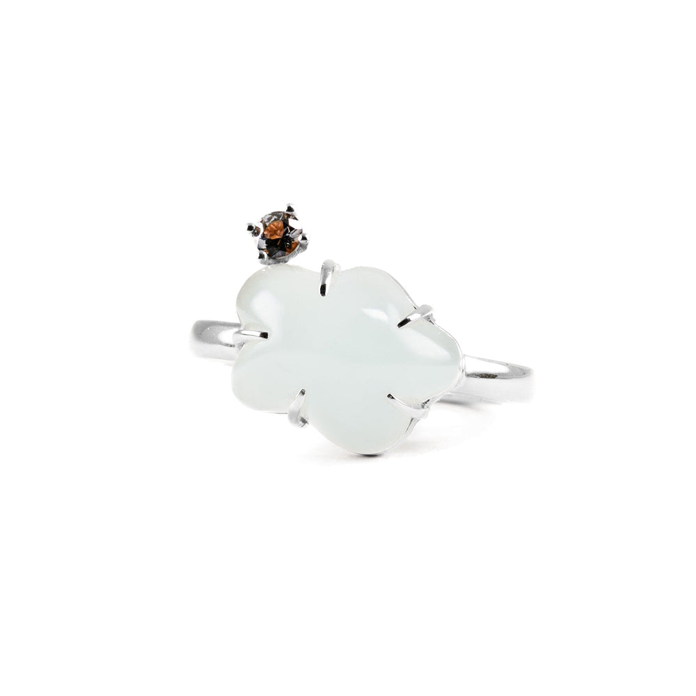 VIERI x Cloudy Blue Signature Ring Silver