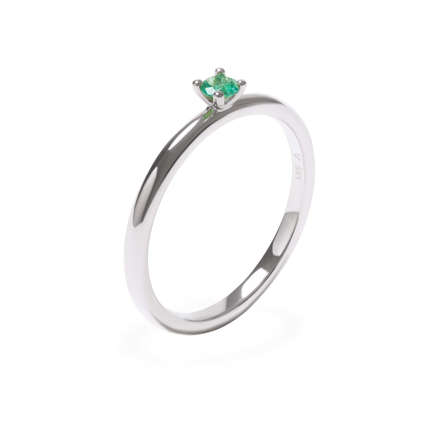 VIERI Birthstone Collection Ring Smaragd - Mai