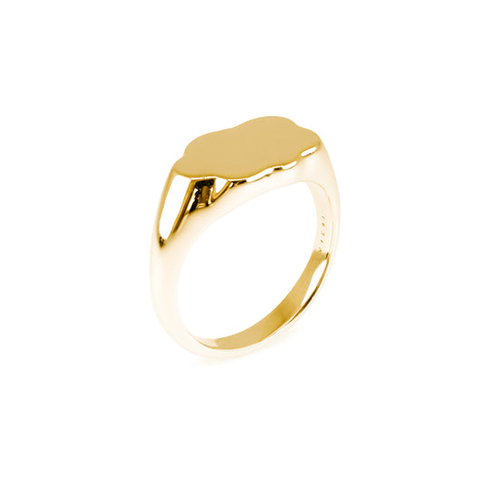 Modern Icons Collection Siegelring Cloud Gold