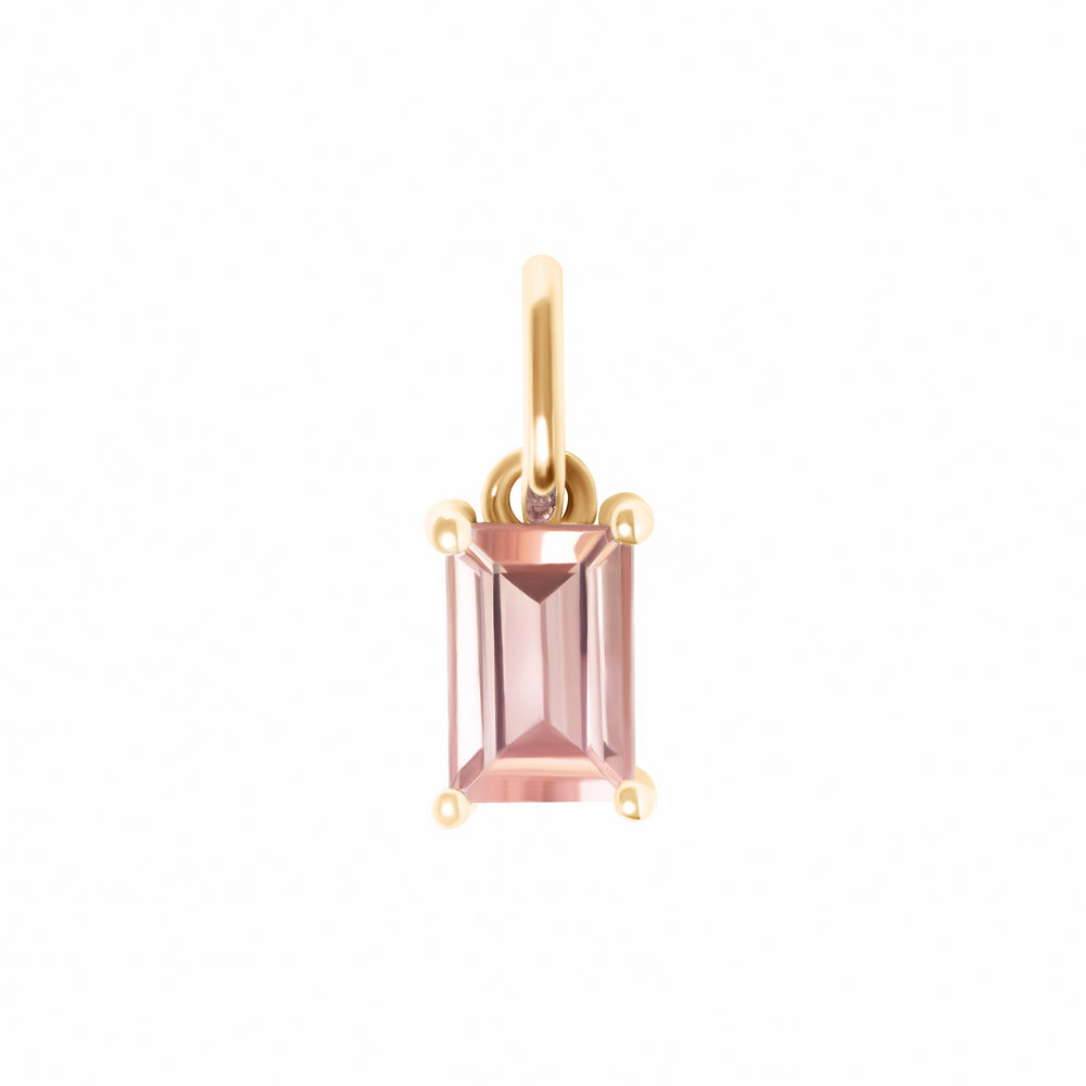 VIERI Birthstone Collection Anhänger Rosa Turmalin - Oktober